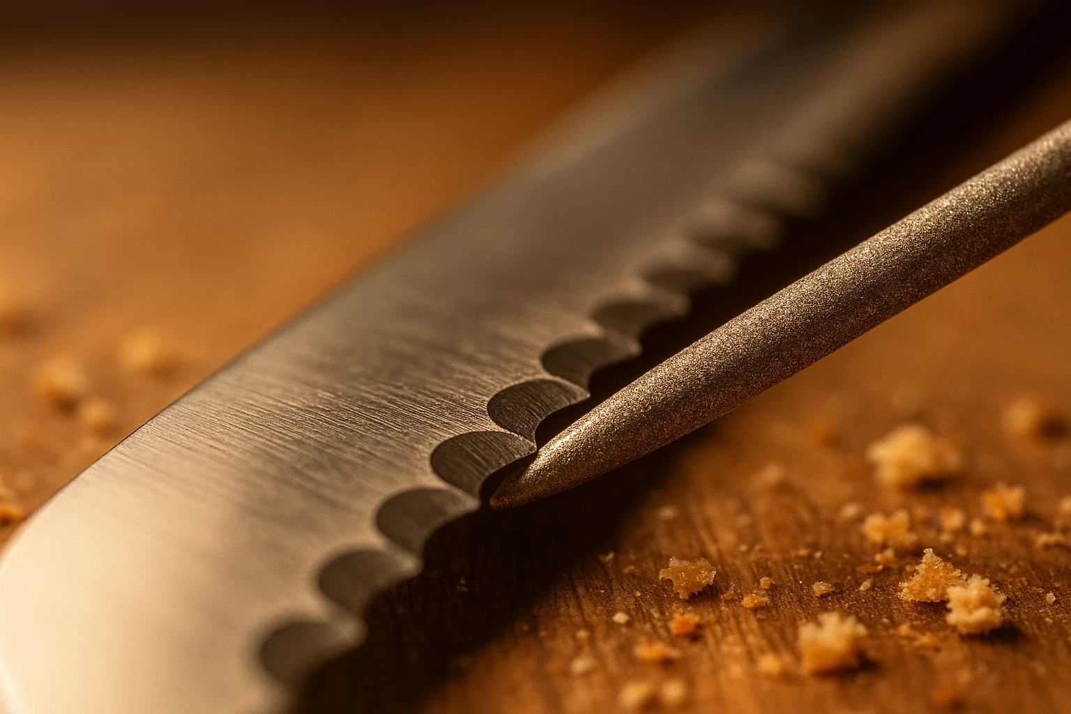 How to Sharpen a Bread Knife