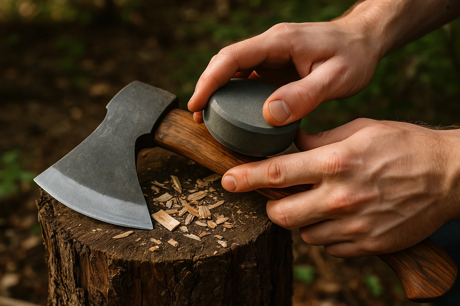 How to Sharpen a Hatchet
