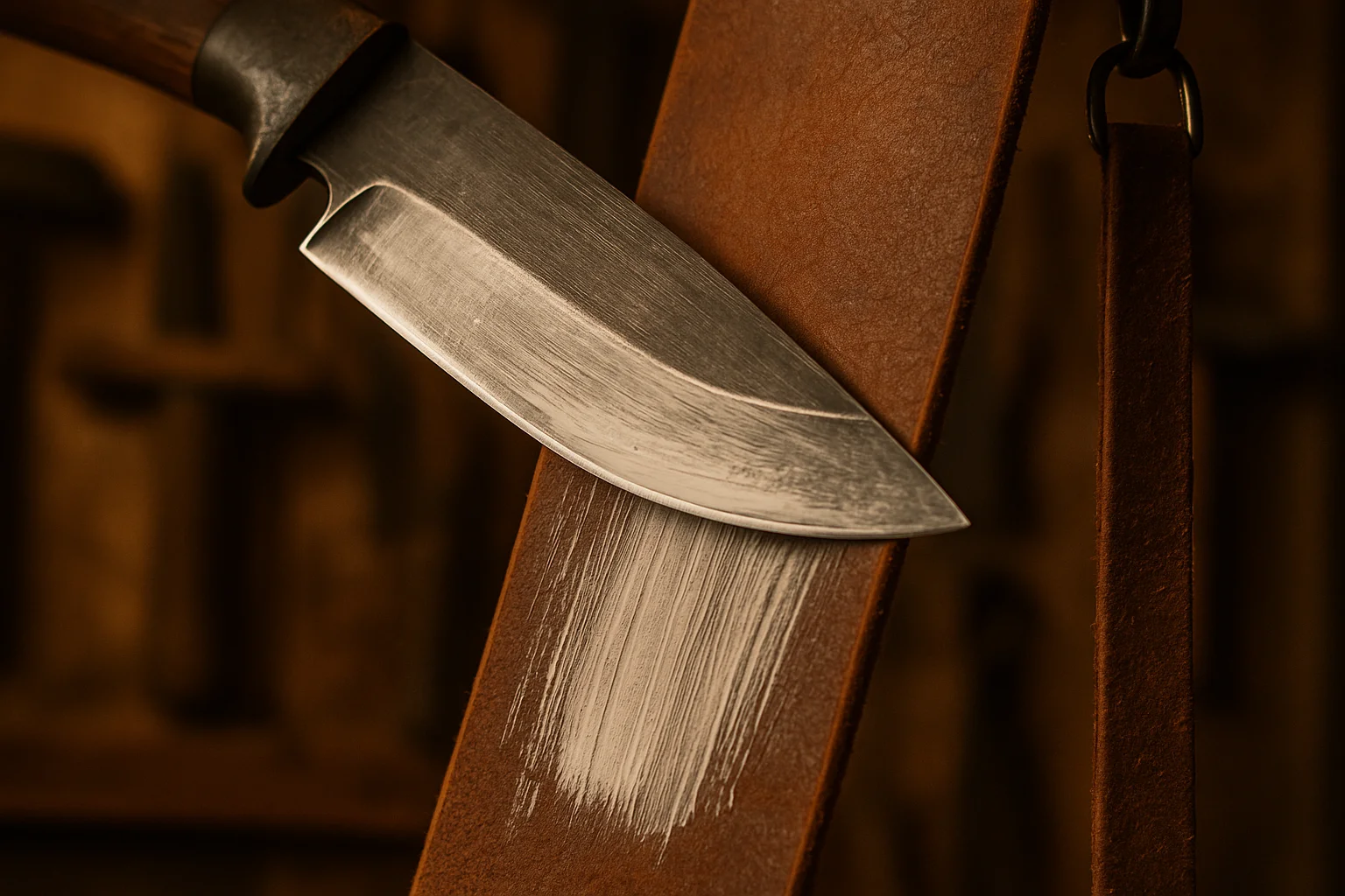 How to Strop a Knife with a Leather Strop